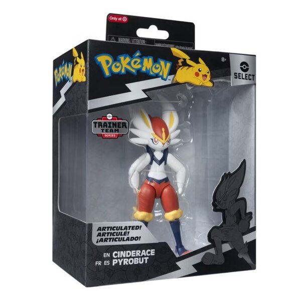 New Sealed Pokémon Select Series 9 Cinderace Exclusive Limited Ed Action Figure - Picture 6 of 9
